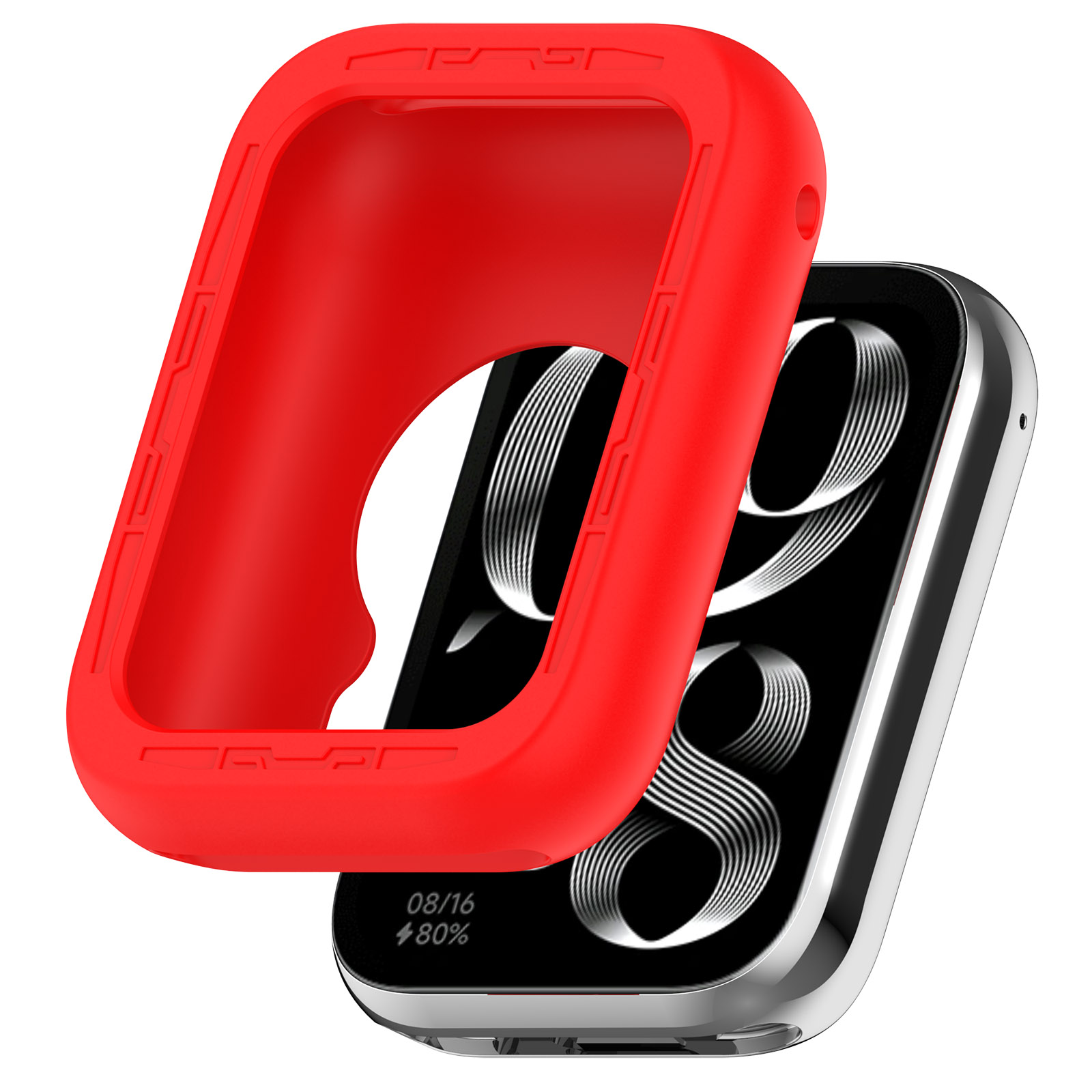 Xiaomi Силиконовый чехол для Xiaomi Mi Band 8 Pro красный