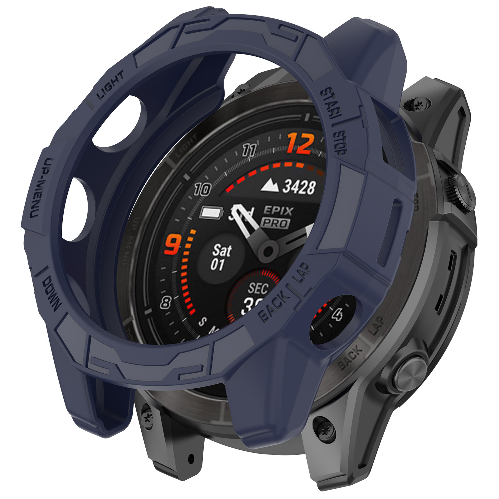 Garmin Защитный чехол для Garmin Fenix 7 (Pro), Epix Pro, Fenix E 47 мм, синий