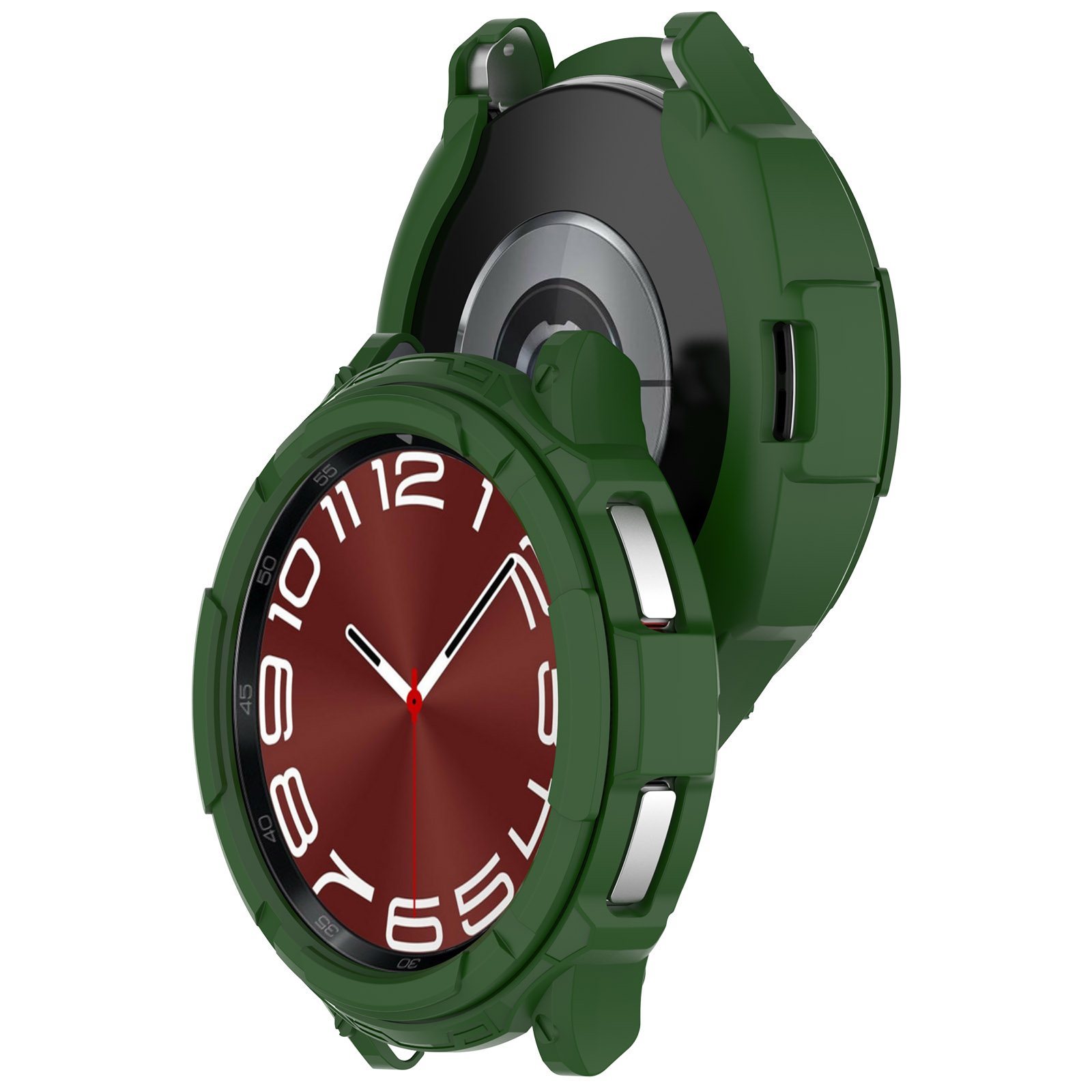 Samsung Мягкий защитный чехол 3D для Samsung Galaxy Watch 6 Classic, 47 мм зеленый