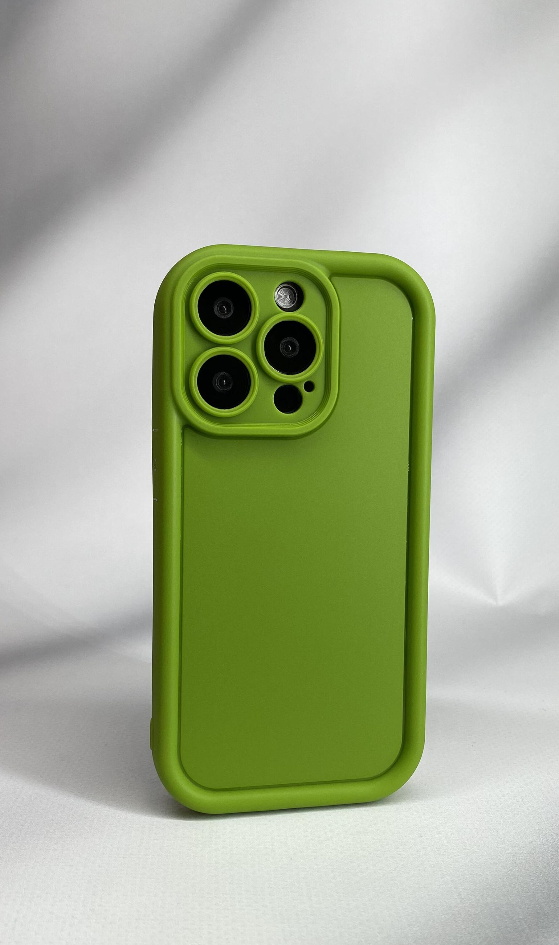 Apple Силиконовый чехол для iPhone 12 Pro зеленый