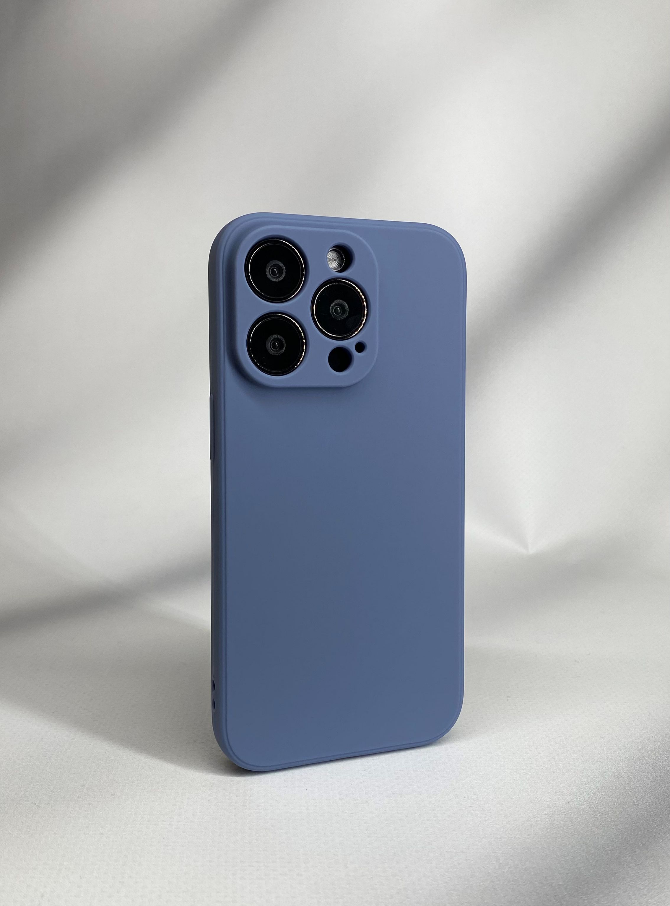 Apple Силиконовый защитный чехол для iPhone 13 Pro Max синий