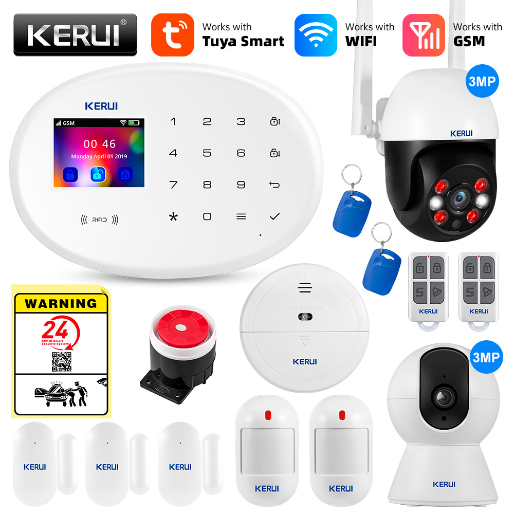 Kerui W202 Wi-Fi, GSM, Smart Life, Tuya, набор №17