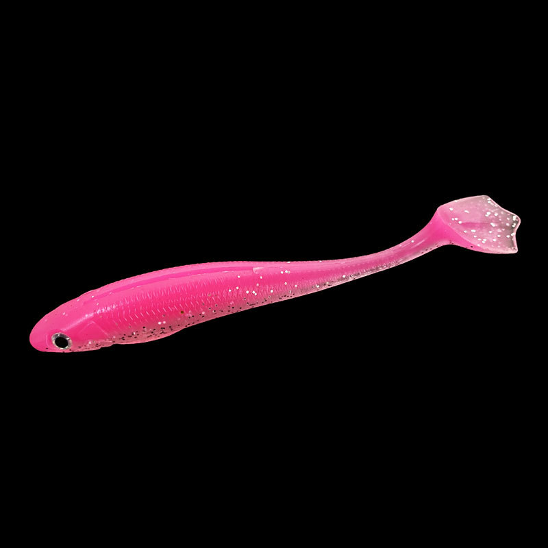 ГиперМол Рыболовная мягкая приманка Soft Swimbait / Paddle Tail «утиная лапка» с Т-образным хвостом, для морской и пресноводной рыбалки
10 см/6г, 5 шт ярко-розовая