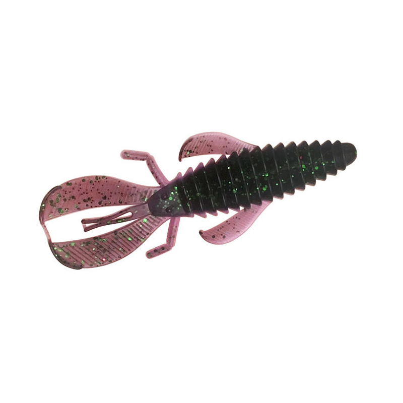 ГиперМол Рыболовная мягкая приманка Shrimp, имитация креветки, тонущая, 8 см/4,7 г, 6 шт темно-розовая