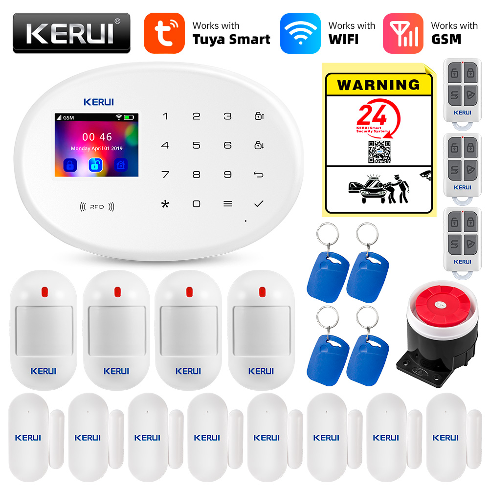 Kerui W202 Wi-Fi, GSM, Smart Life, Tuya, набор №14