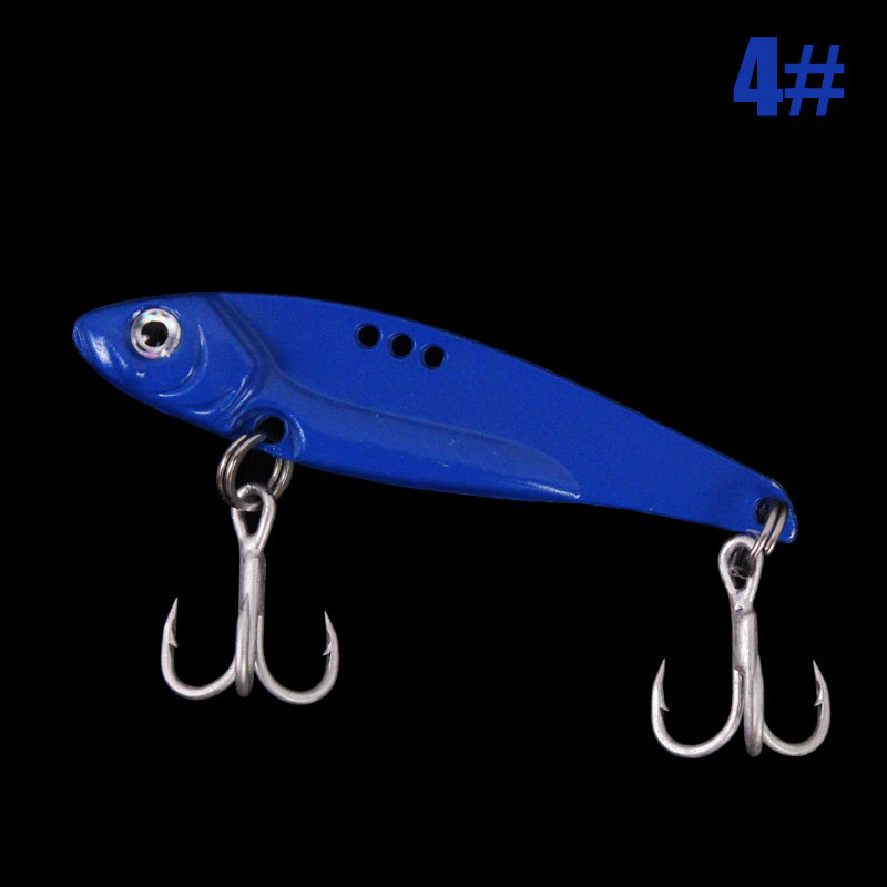 ГиперМол Рыболовная вибрационная металлическая виб-приманка/Джиг-спиннер/блесна цикада, для дальнего заброса 7,3 см/18 г синяя