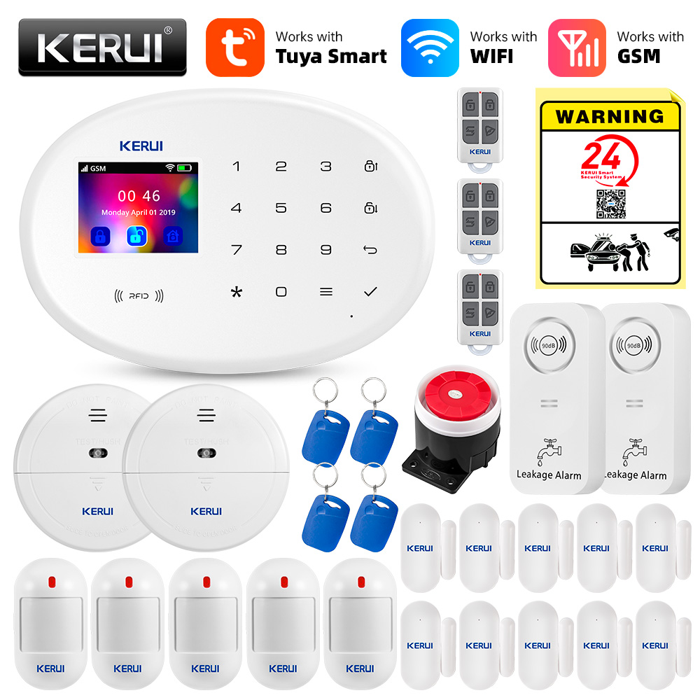 Kerui W202 Wi-Fi, GSM, Smart Life, Tuya, набор №16