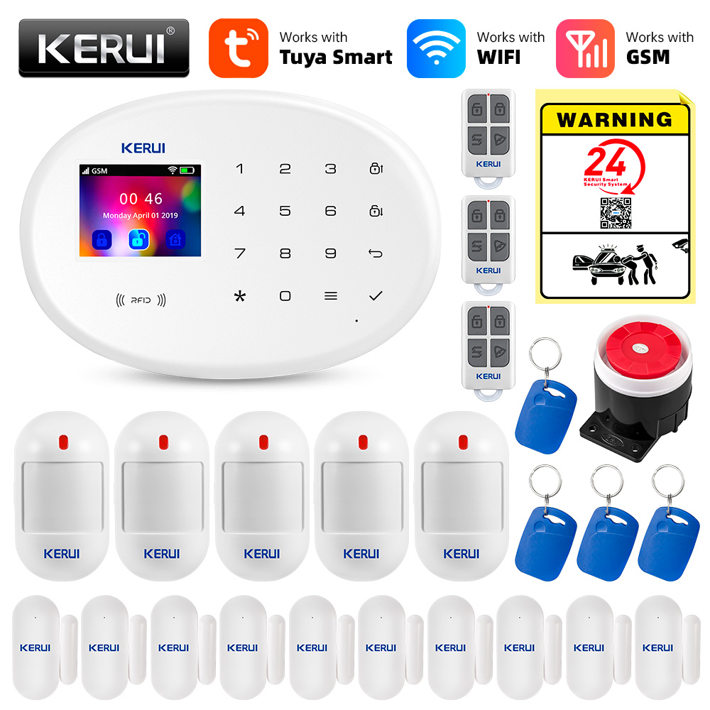 Kerui W202 Wi-Fi, GSM, Smart Life, Tuya, набор №15