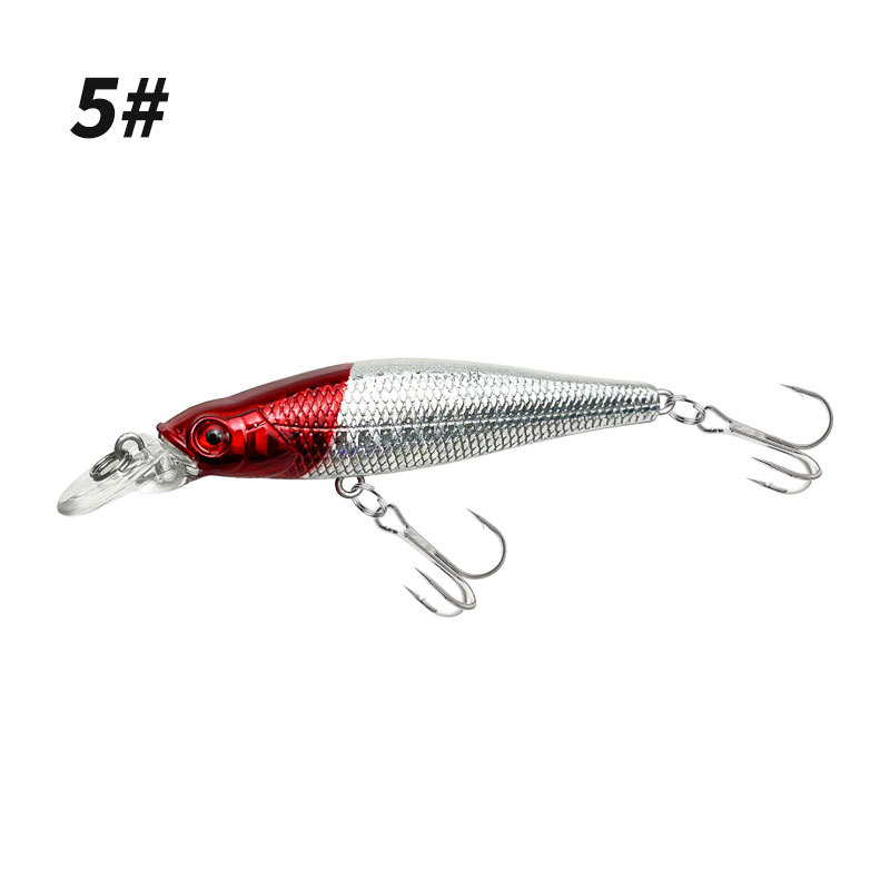 ГиперМол Воблер для рыбалки Minnow, 9 см/8,5 г красно-серебристая