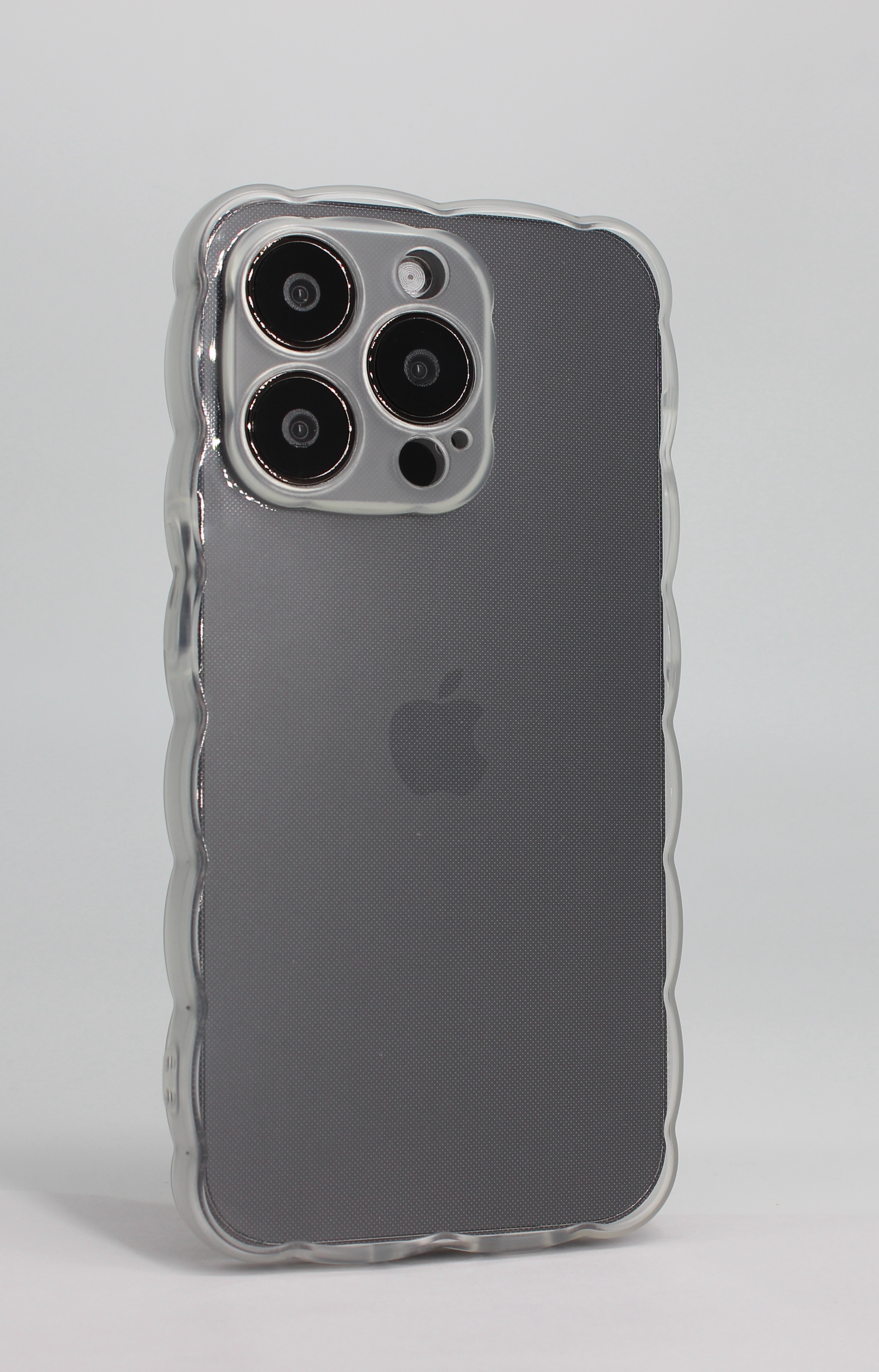 Apple Мягкий чехол с большой волной для iPhone 13 Pro Max прозрачный