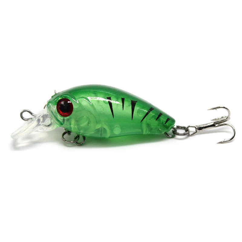 ГиперМол Воблер для рыбалки, 5 см/4 г зеленый узор