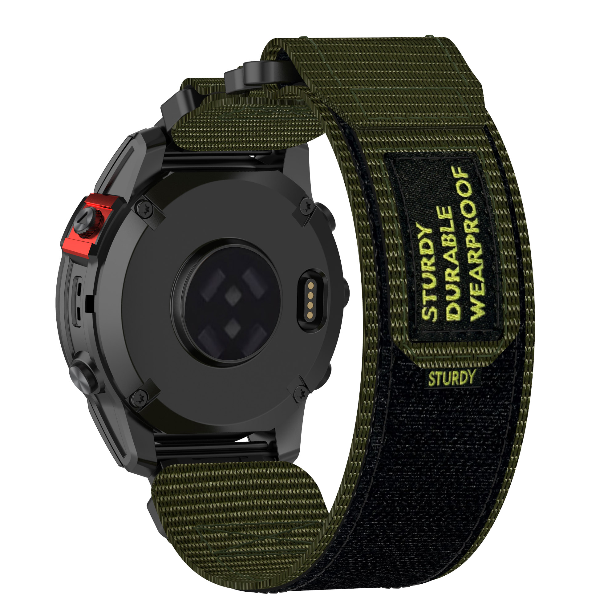 Garmin Нейлоновый ремешок для Garmin 22 мм армейский-зеленый