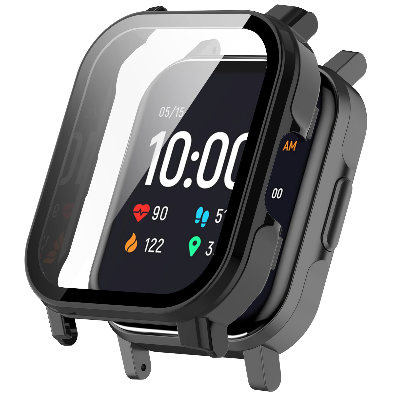Haylou Жесткий защитный чехол для Haylou Watch LS02 черный