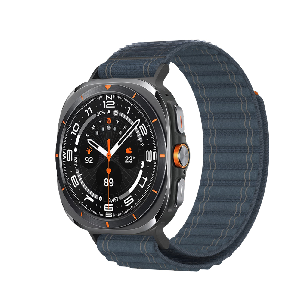 Samsung Нейлоновый ремешок океанская волна для Samsung Galaxy Watch Ultra (2025) ночной синий