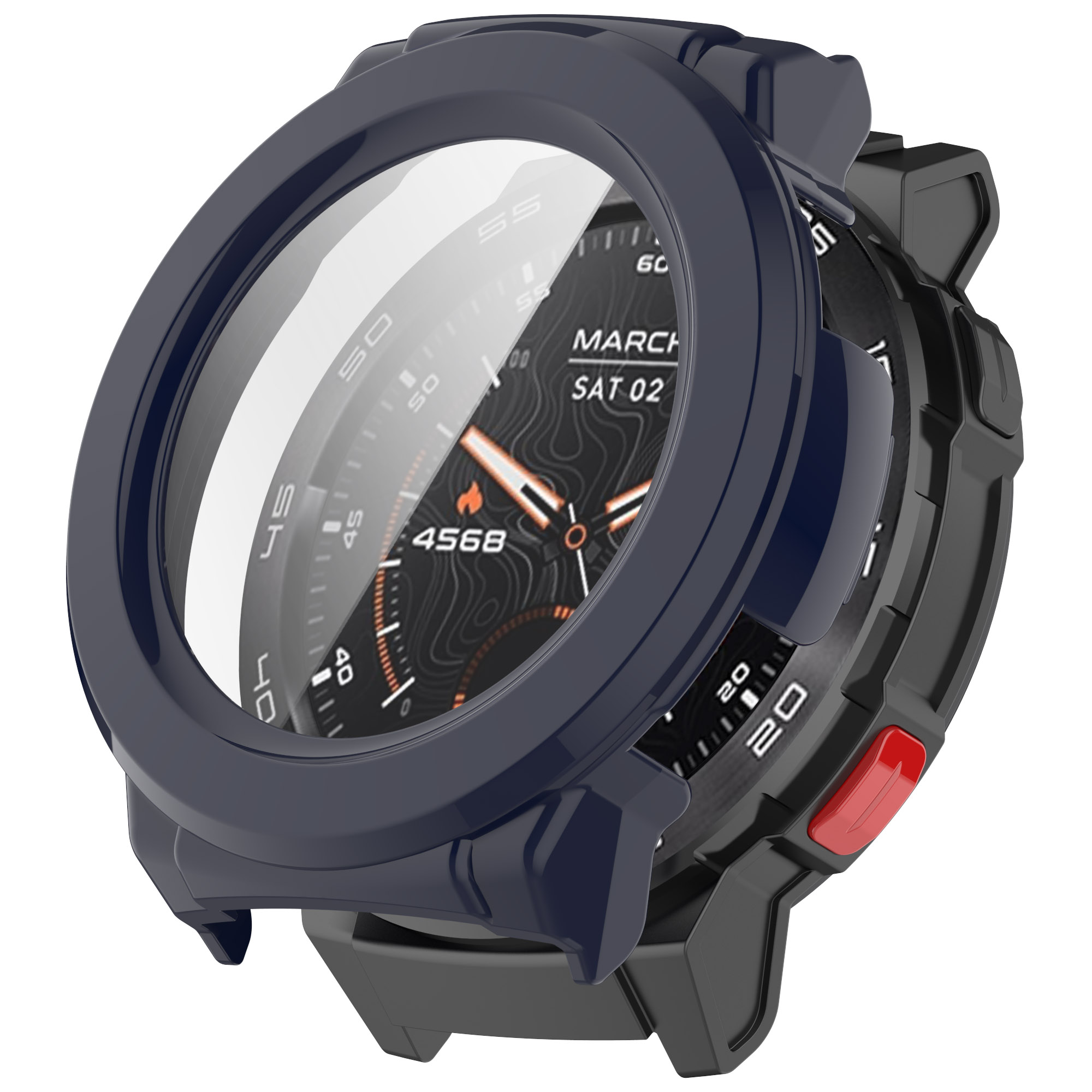Mibro Жесткий чехол со стеклом для Mibro Watch GS Pro чернильно-синий
