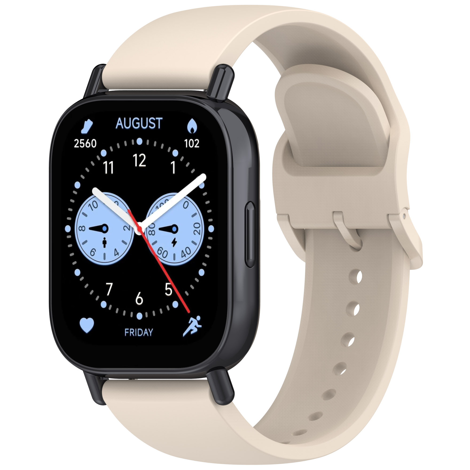 Xiaomi Силиконовый ремешок для Xiaomi Watch S4,  Redmi Watch 5 Lite/Active слоновая кость