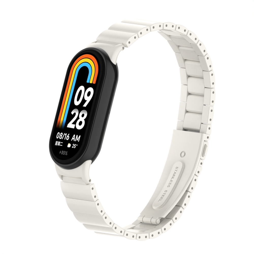Xiaomi Металлический ремешок для Xiaomi Smart Band 8/9/10 слоновая кость