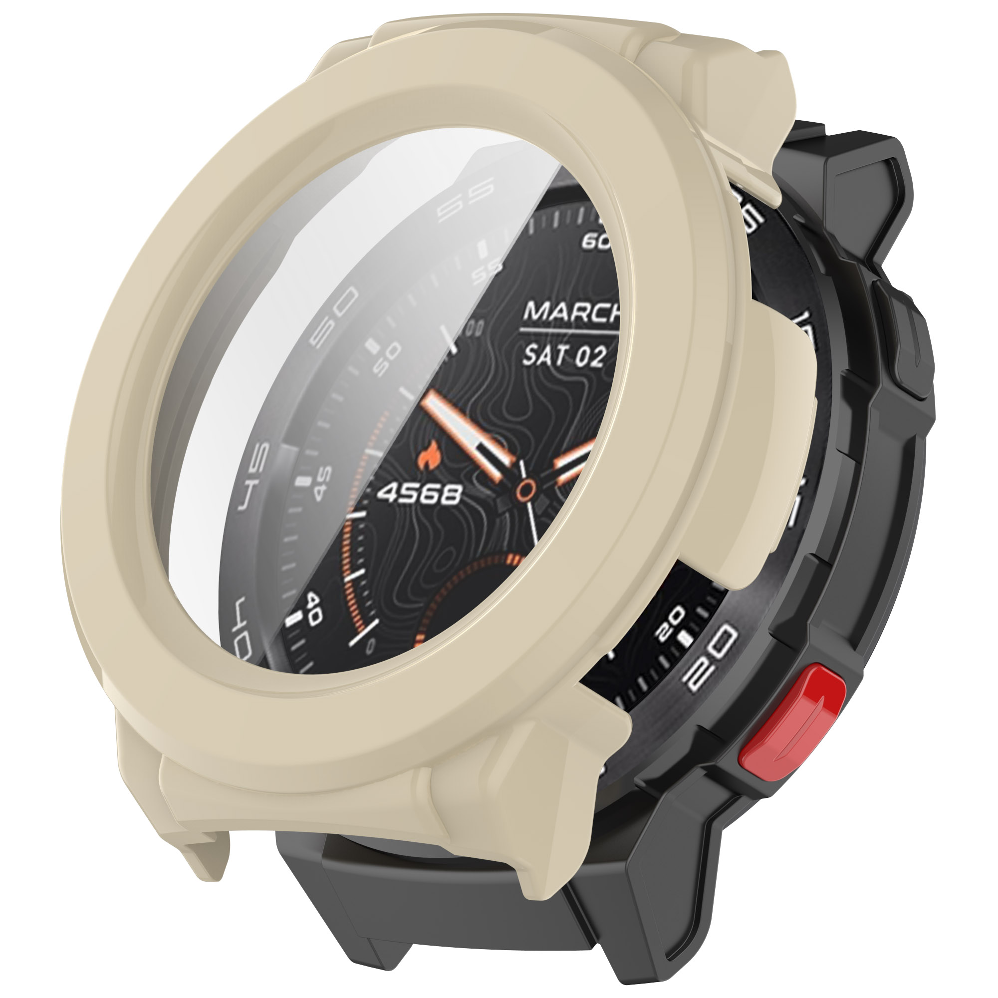 Mibro Жесткий чехол со стеклом для Mibro Watch GS Pro слоновая кость