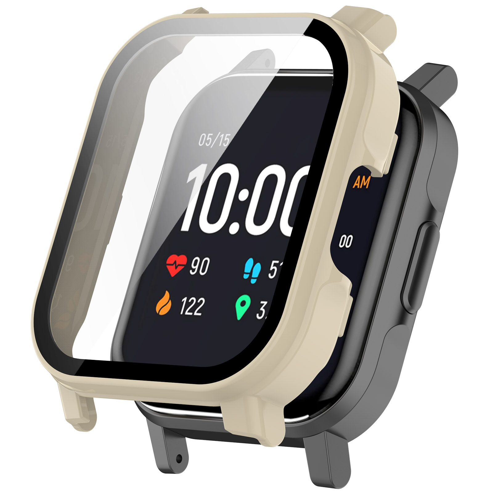 Haylou Жесткий защитный чехол для Haylou Watch LS02 слоновая кость