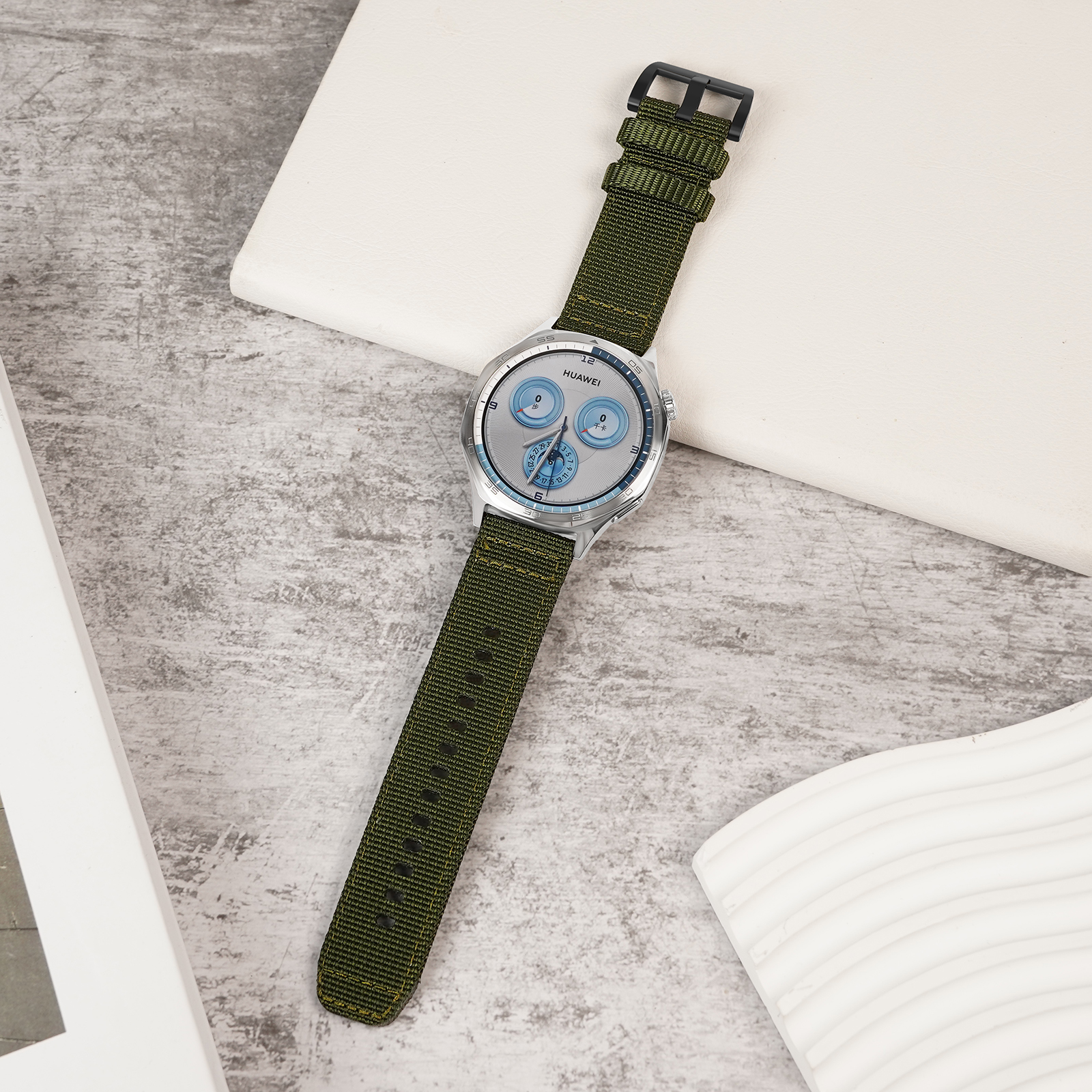 Redmi Ремешок для Redmi Watch 5 Active/5 Lite/Huawei Watch 4 Pro/Xiaomi Watch S3 2/CMF Watch Pro, 22мм армейский зеленый