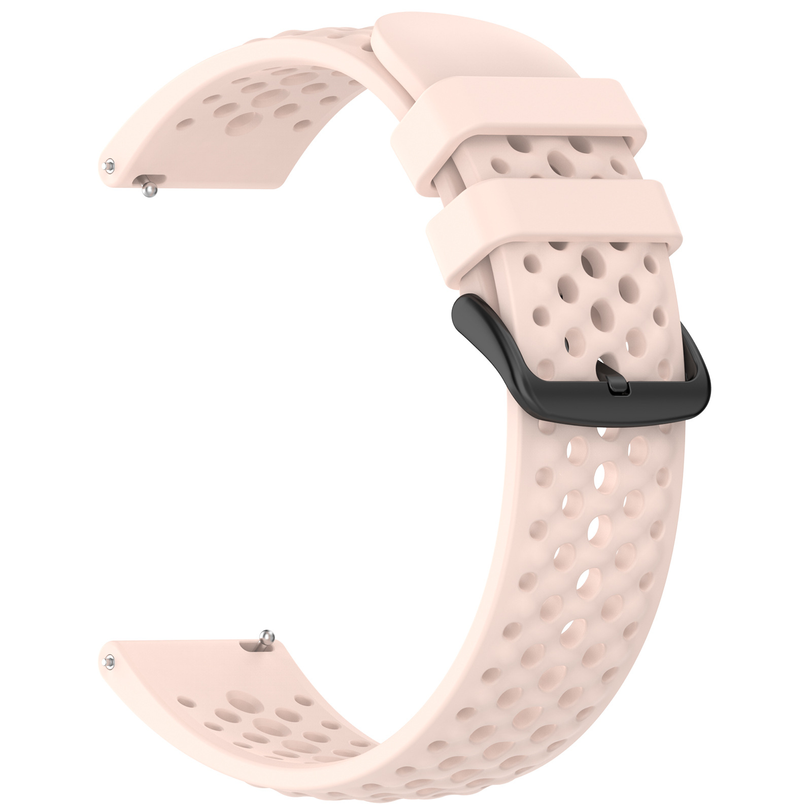 Xiaomi Силиконовый ремешок для Amazfit Active Max/Huawei GT Runner 2 светло-розовый