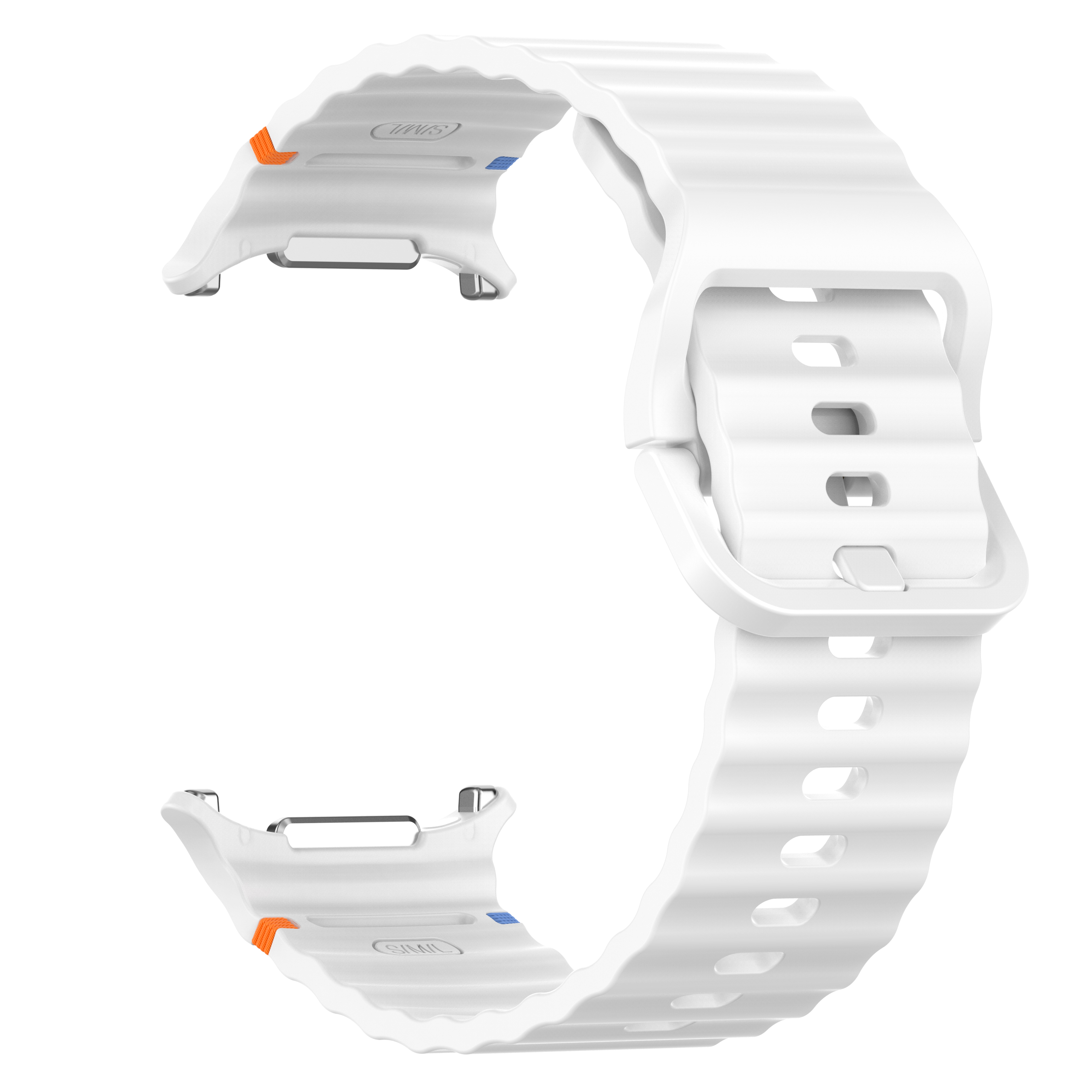 Samsung Силиконовый ремешок для Samsung Galaxy Watch Ultra/Ultra 2025, 47 мм белый