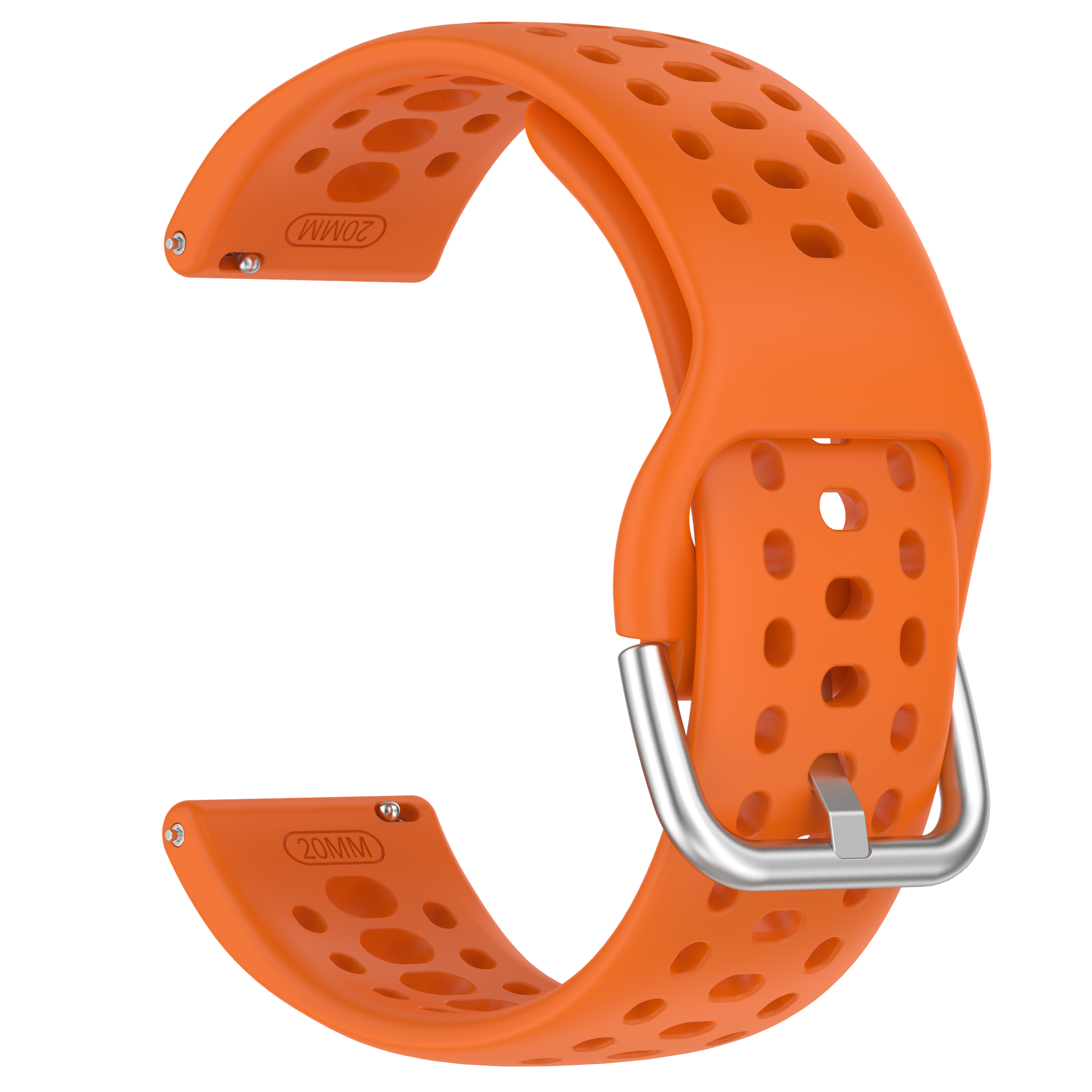 Amazfit Дышащий силиконовый ремешок для Amazfit Active 2 оранжевый