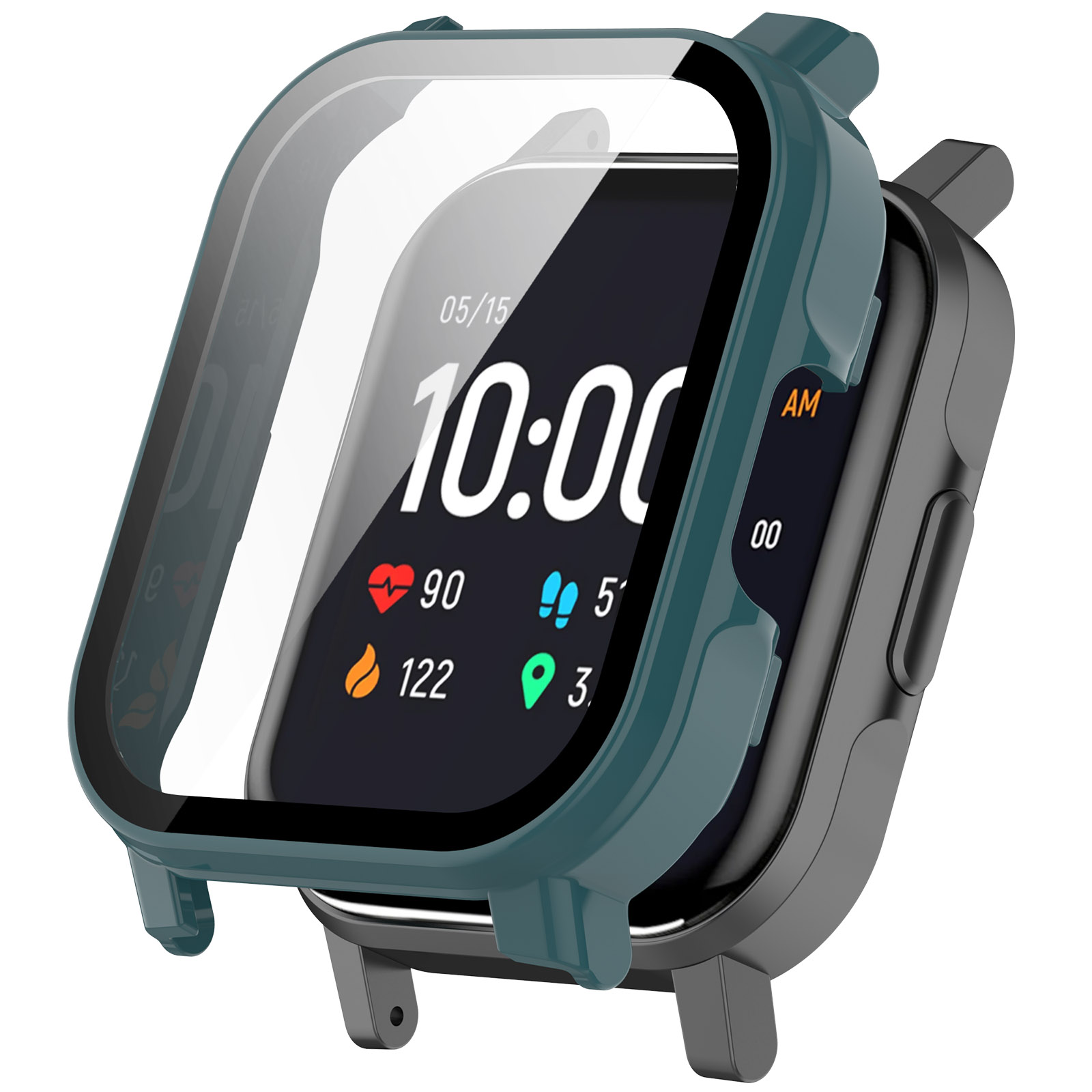 Haylou Жесткий защитный чехол для Haylou Watch LS02 зеленый