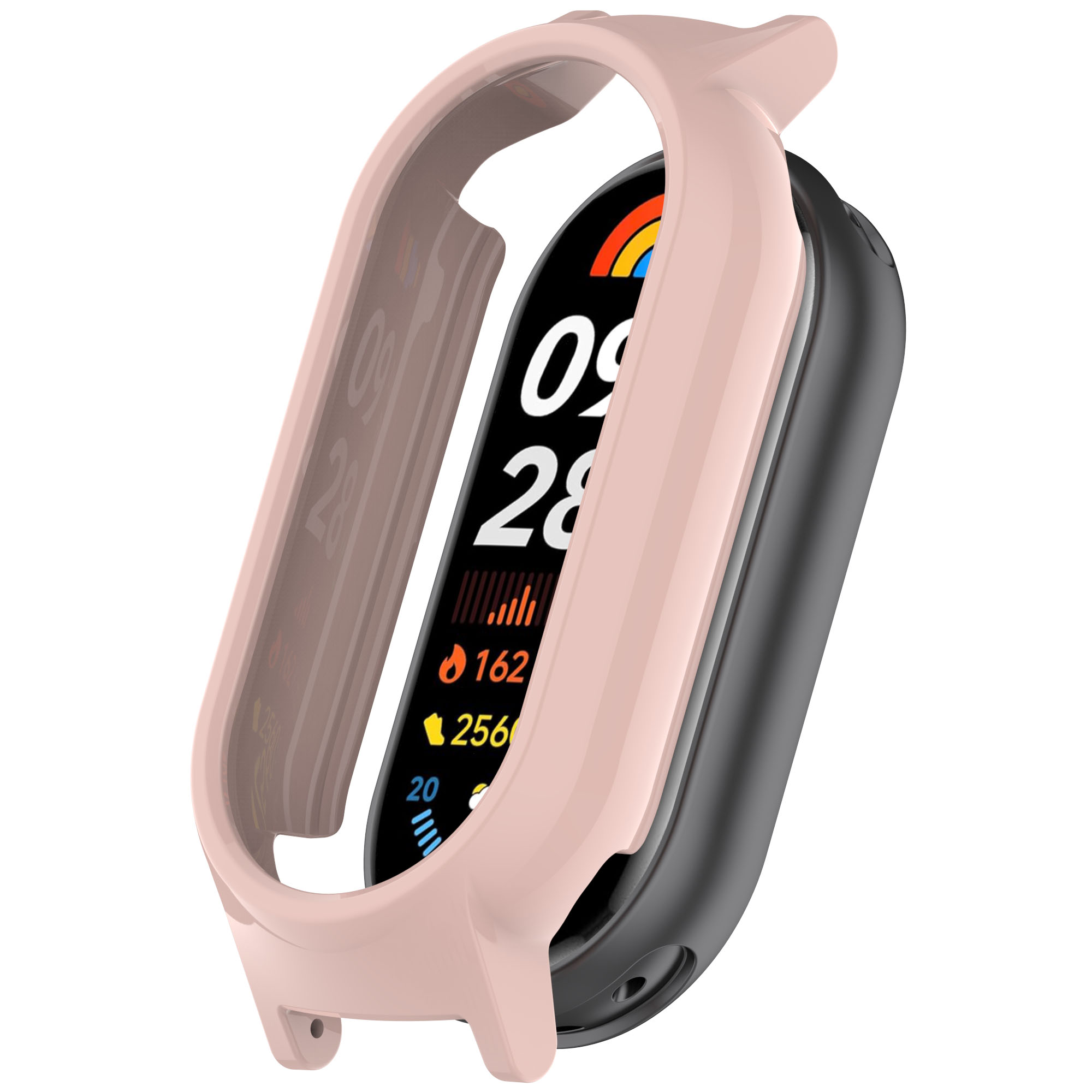 Xiaomi Жесткий защитный бампер для Xiaomi Smart Band 9 розовый