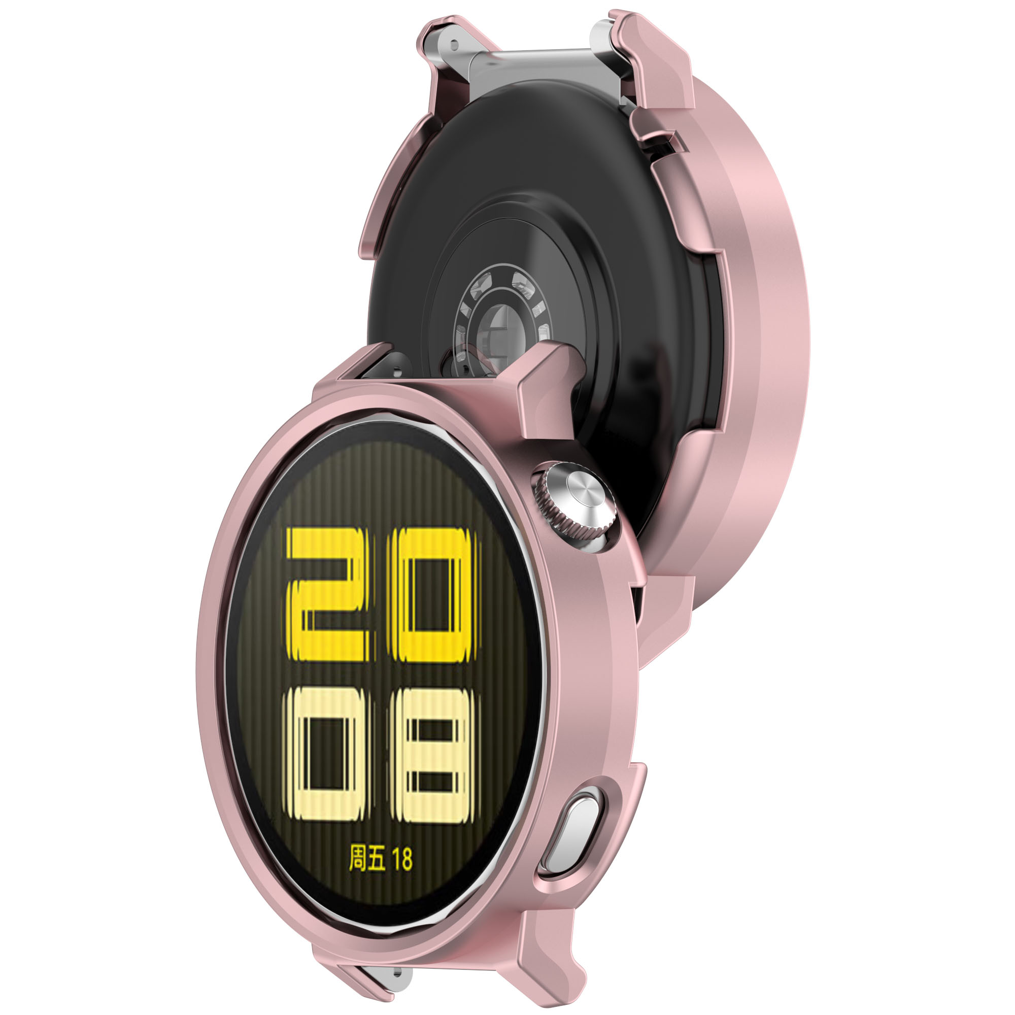 Huawei Жесткий защитный бампер для Huawei Watch GT 5, 41 мм розовое-золото