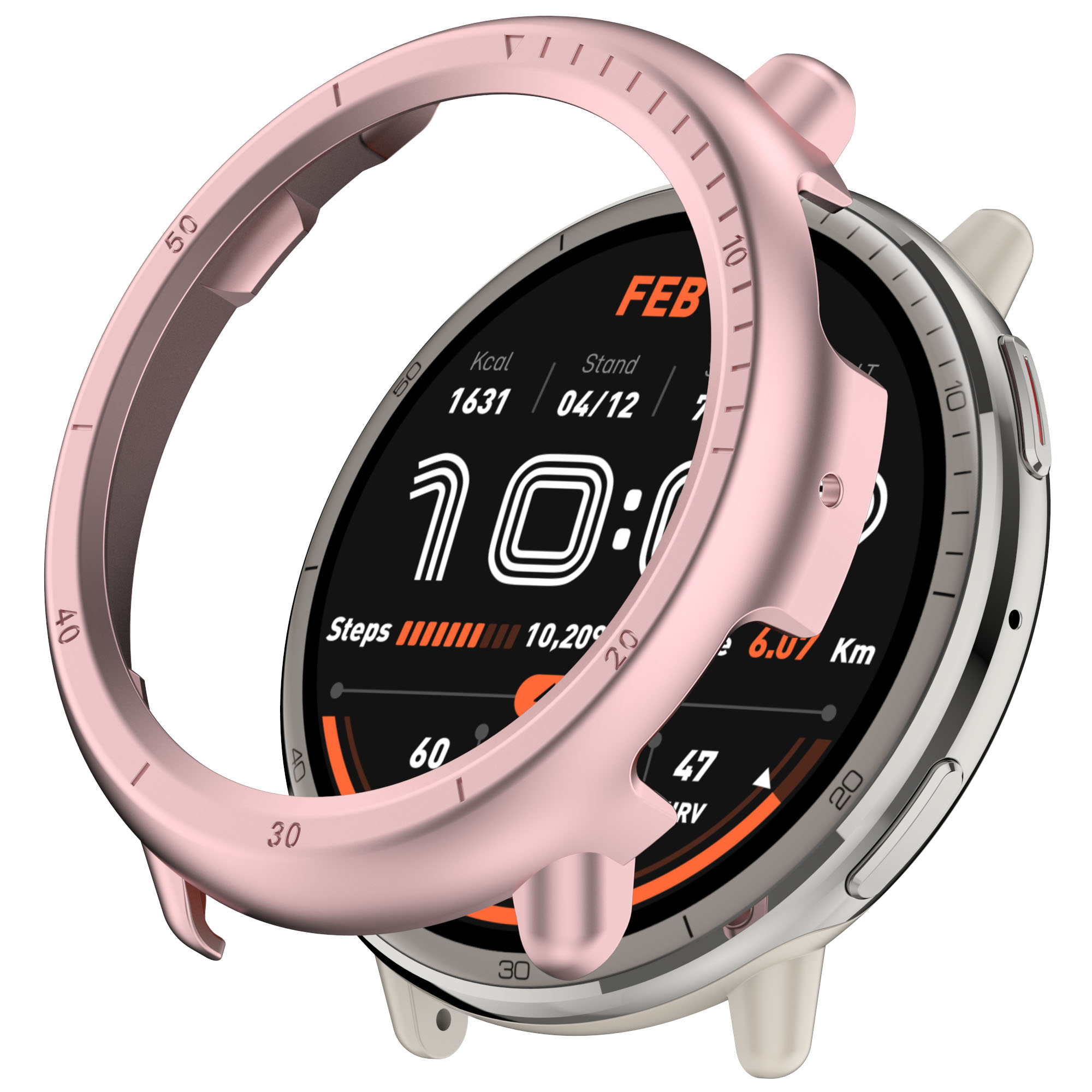 Amazfit Жесткий защитный бампер для Amazfit Active 2 розовый