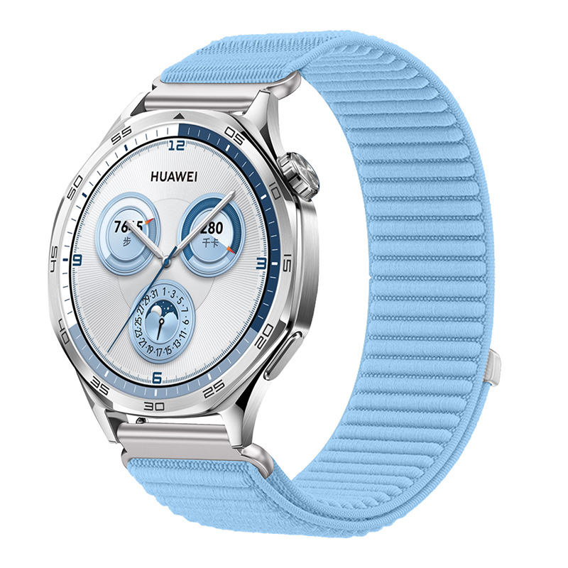 Huawei Универсальный нейлоновый ремешок для Huawei Watch GT5/ GT5 Pro, 18мм голубой