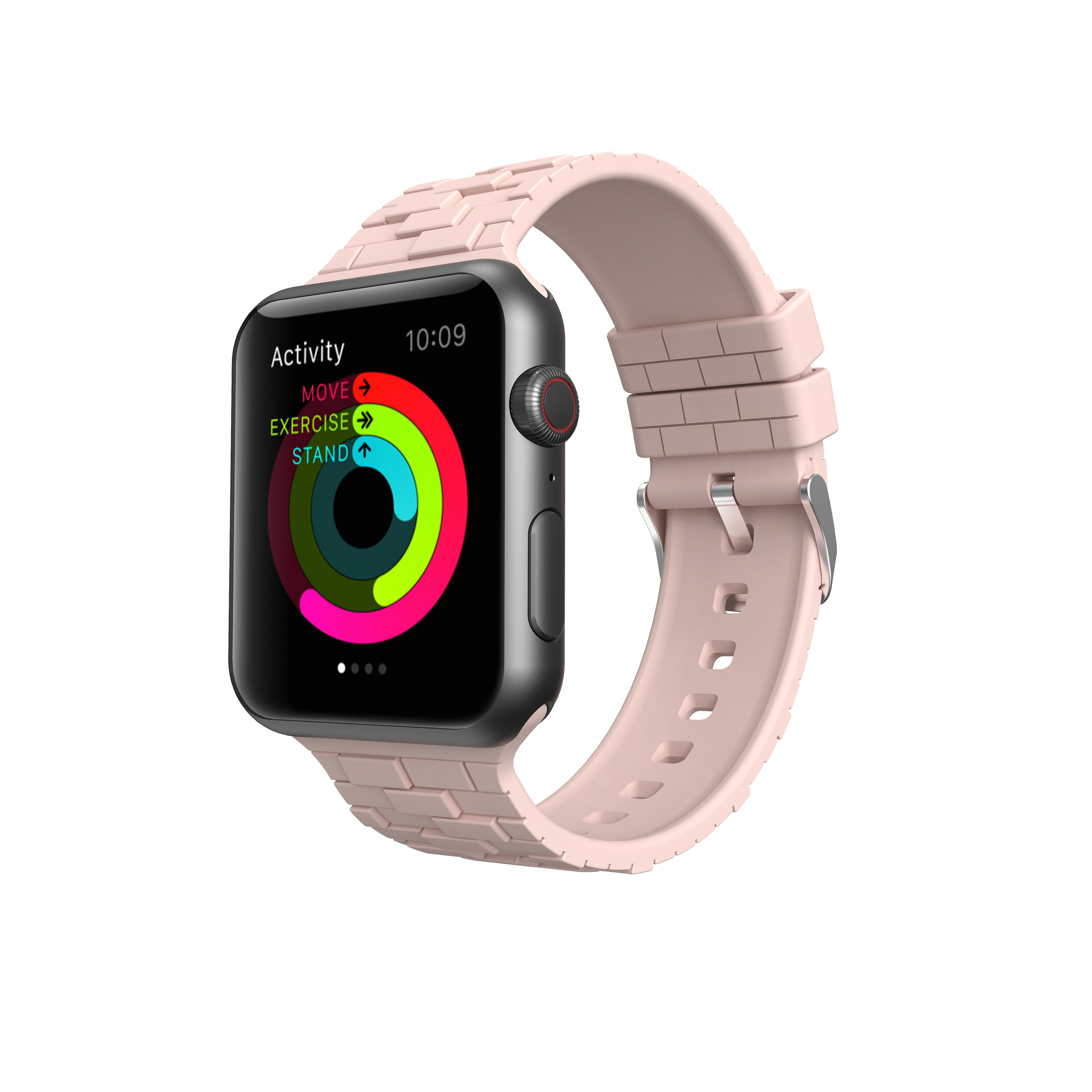 Apple Силиконовый ремешок для Apple Watch 1-9 / SE / ULTRA (42/44/45/49 мм) розовый