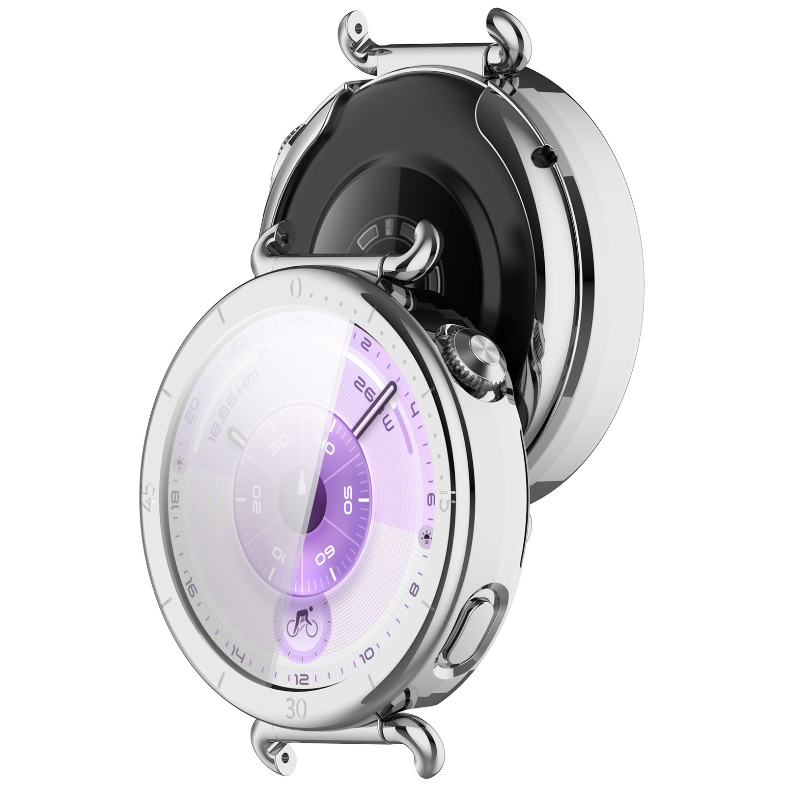 Huawei Мягкий защитный чехол для Huawei Watch GT 6, 41 мм серебристый