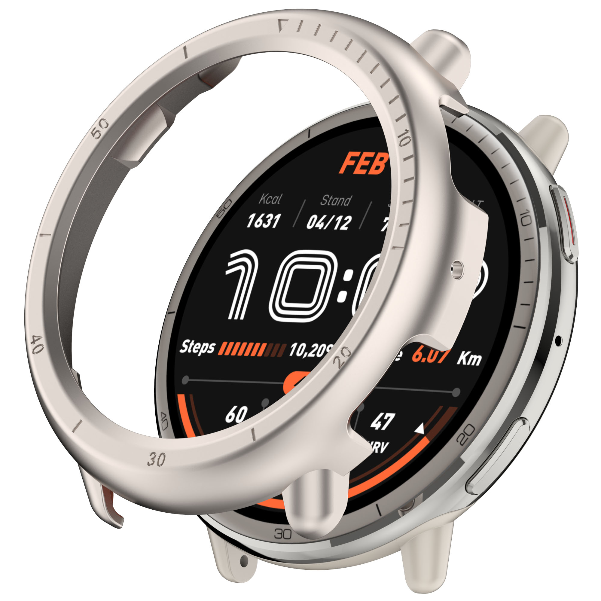 Amazfit Жесткий защитный бампер для Amazfit Active 2 лунный