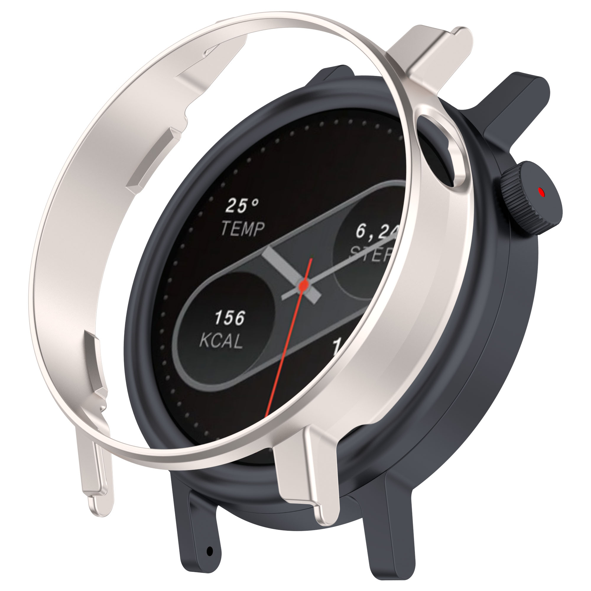 CMF Жесткий защитный бампер для CMF Watch 3 Pro лунный