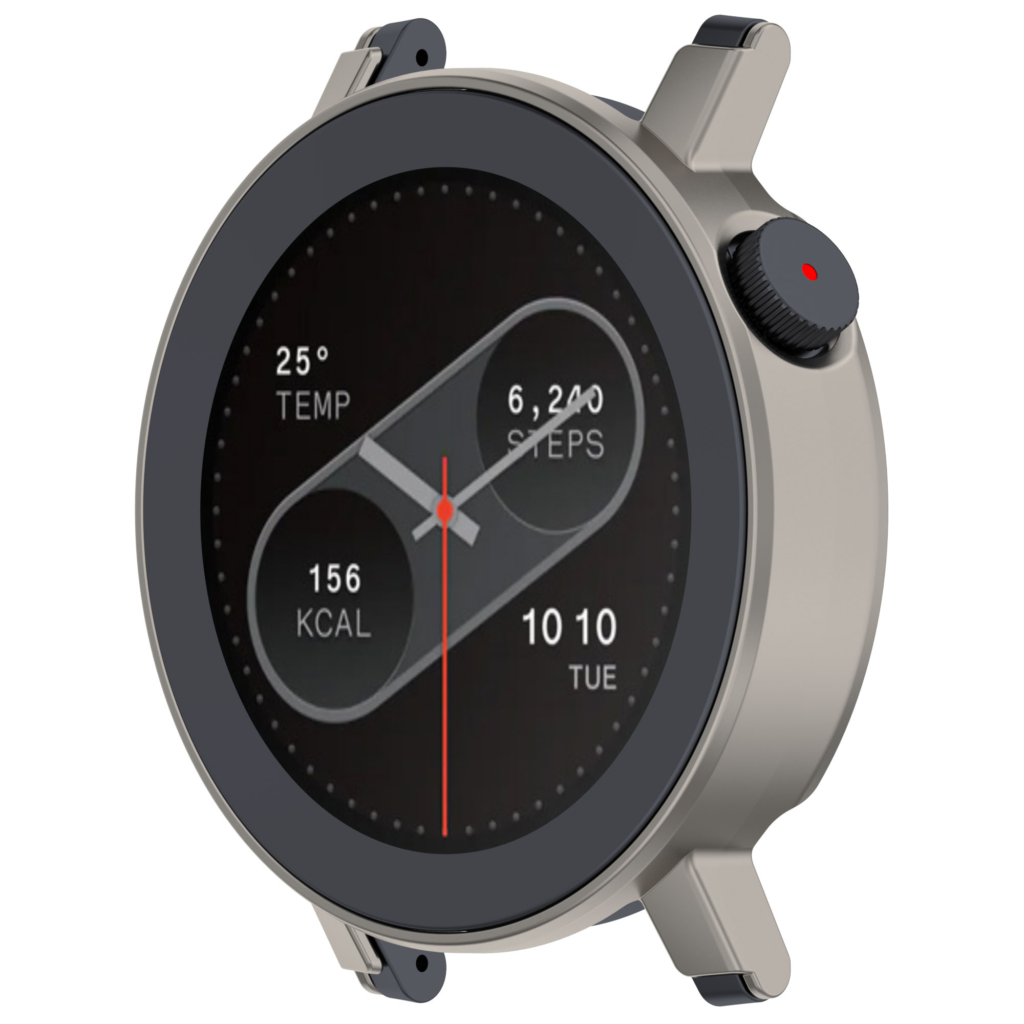 CMF Жесткий защитный бампер для CMF Watch Pro 2 серебристый