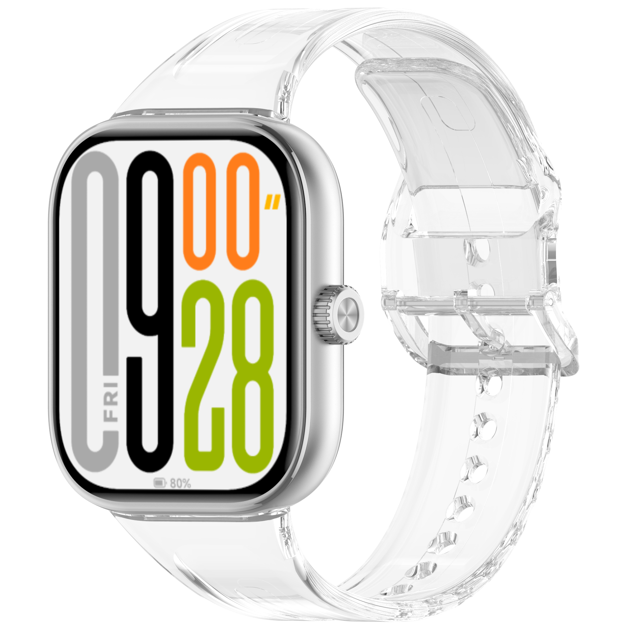 Xiaomi Силиконовый ремешок Xiaomi Band 8 Pro/9 Pro/Redmi Watch 4/5 прозрачный