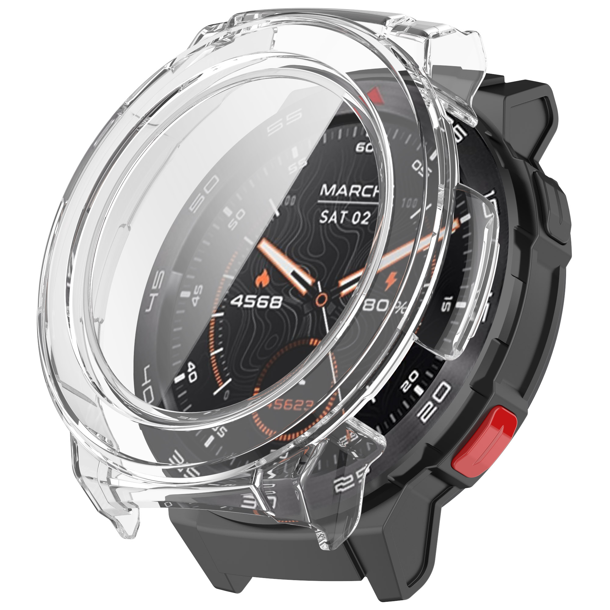 Mibro Жесткий чехол со стеклом для Mibro Watch GS Pro прозрачный