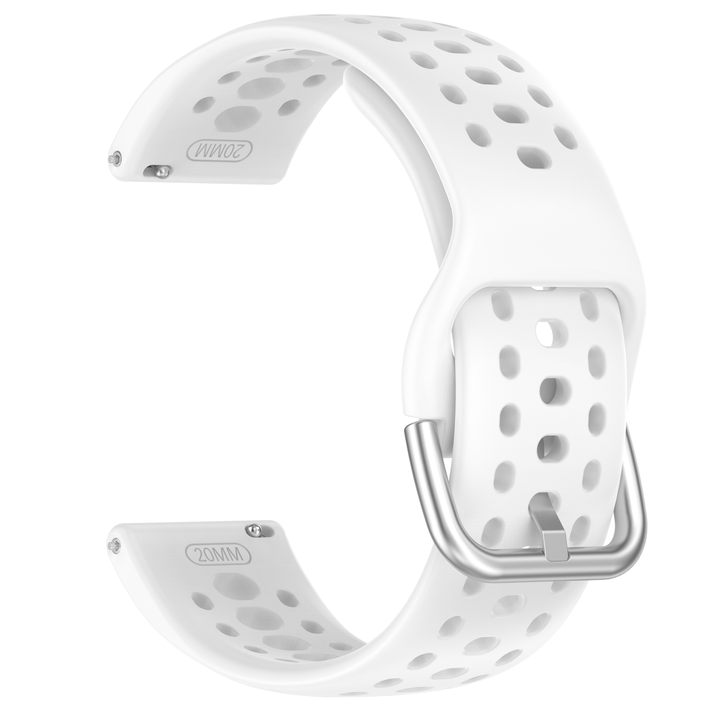 Amazfit Дышащий силиконовый ремешок для Amazfit Active 2 белый
