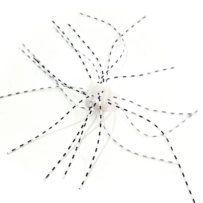 ГиперМол Рыболовная медленно тонущая приманка Creature Bait/Dice Bait, имитация игральных костей, мягкая, 1,7 г/размер S, 6 шт белая