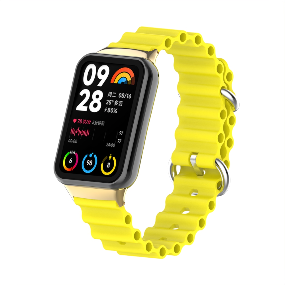 Xiaomi Ремешок океанская цепь для Xiaomi Mi Band 8 Pro/9 Pro и Redmi Watch 4/5/6 желтый
